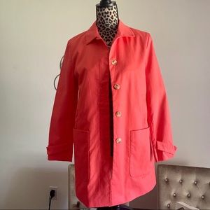 New Joe Fresh orange‎ coral Coat jacket